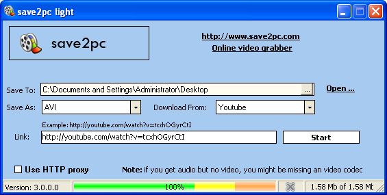 YouTube Downloader (save2pc) 3.11