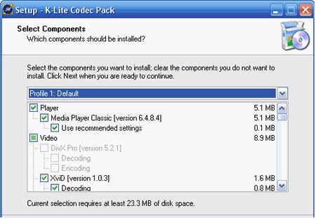 Скриншот к программе K-Lite Codec Pack Full 5.0