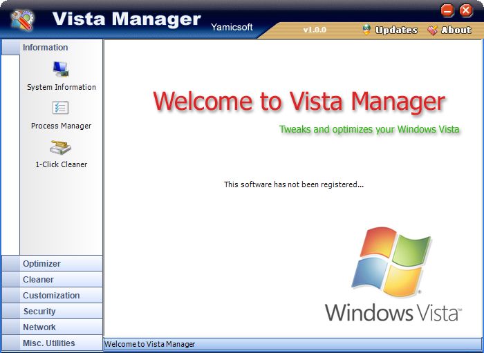 Vista Manager 2.0.9
