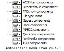 Vista Codec x64 Components 1.6.0