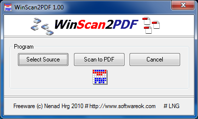 Скриншот WinScan2PDF (Portable)